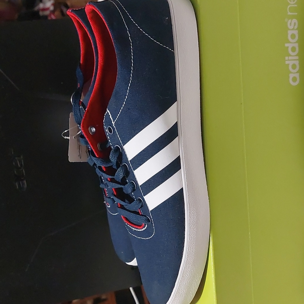 Adidas VS Easy Vulc sneakers Blue/Red Size 10